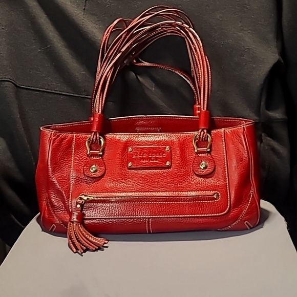 kate spade Handbags - Kate Spade Red Tassel Shoulder Bag